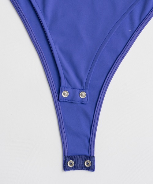 MAISON SPECIAL(メゾンスペシャル)の「Open-Neck Bodysuit/オープンネックボディスーツ(Tシャツ/カットソー・レディース・ブラック/ブラウン/パープル・FREE)」の18枚目の写真