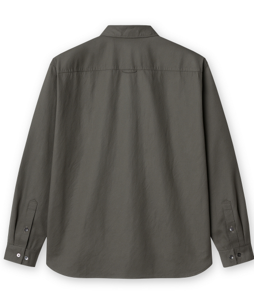 EDINBURGH CLUB（エディンバラクラブ）の「OVER FIT COTTON TWILL SHIRT [GREY]（シャツ/ブラウス・メンズ・グレー・SMALL/MEDIUM/LARGE/X-LARGE）」の2枚目の写真