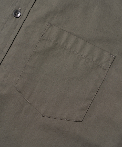 EDINBURGH CLUB（エディンバラクラブ）の「OVER FIT COTTON TWILL SHIRT [GREY]（シャツ/ブラウス・メンズ・グレー・SMALL/MEDIUM/LARGE/X-LARGE）」の4枚目の写真