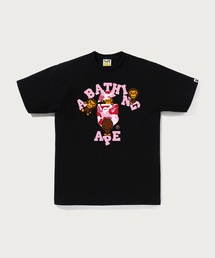 A BATHING APE（アベイシングエイプ）の「ABC CAMO COLLEGE MILO TEE（Tシャツ/カットソー）」