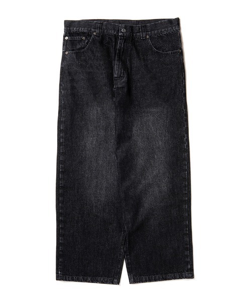 430(フォーサーティ)の「mp15283-DLS-S SLVG DENIM H-WASH デニムパンツ(26-089)(デニムパンツ・メンズ・インディゴブルー/ブラック・30/32/34/28)」の2枚目の写真