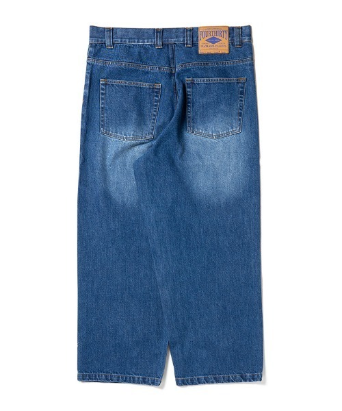 430(フォーサーティ)の「mp15283-DLS-S SLVG DENIM H-WASH デニムパンツ(26-089)(デニムパンツ・メンズ・インディゴブルー/ブラック・30/32/34/28)」の4枚目の写真