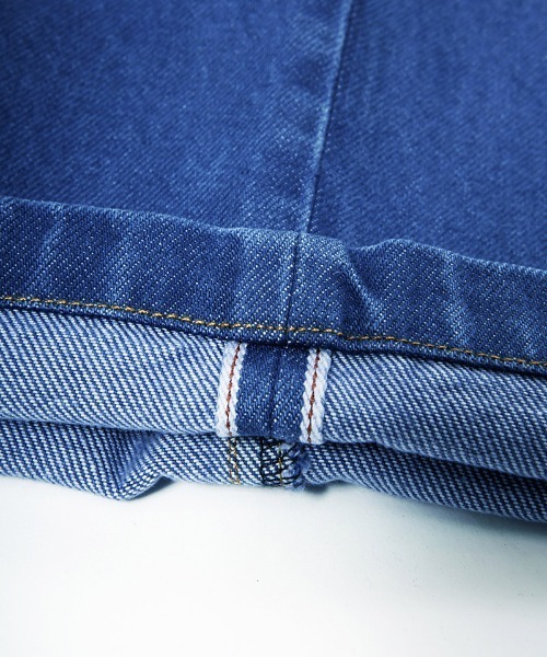 430(フォーサーティ)の「mp15283-DLS-S SLVG DENIM H-WASH デニムパンツ(26-089)(デニムパンツ・メンズ・インディゴブルー/ブラック・30/32/34/28)」の9枚目の写真