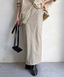ストレッチフェイクスエードスカート