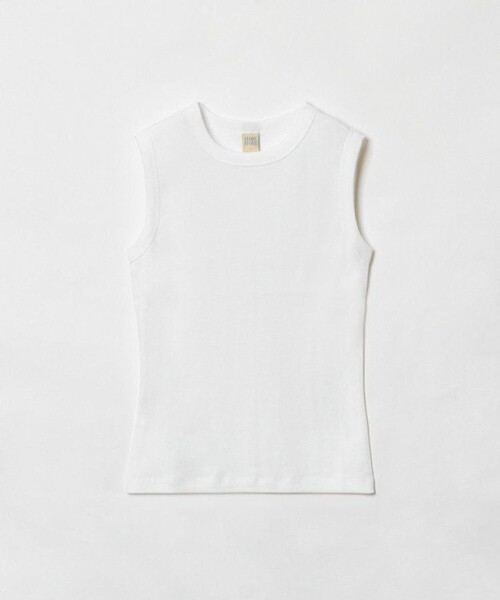 allureville(アルアバイル)の「【FLORE FLORE(フローレフローレ)】ESME TANK(Tシャツ/カットソー・レディース・ホワイト/レッド・1)」の5枚目の写真