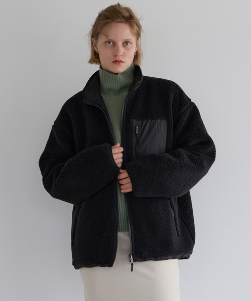 martinique(マルティニーク)の「【THE NORTH FACE/ザ・ノース・フェイス】Reversible Extreme Pile Fleece Jacket (UNISEX)(ブルゾン・レディース・ブラック/ライトベージュ・M/S)」の1枚目の写真