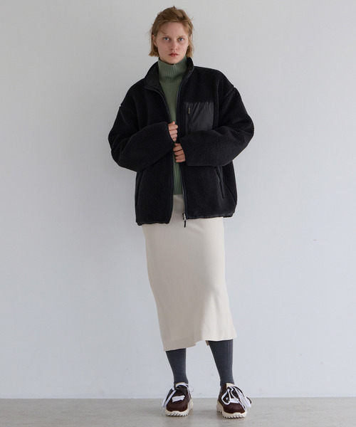 martinique(マルティニーク)の「【THE NORTH FACE/ザ・ノース・フェイス】Reversible Extreme Pile Fleece Jacket (UNISEX)(ブルゾン・レディース・ブラック/ライトベージュ・M/S)」の6枚目の写真