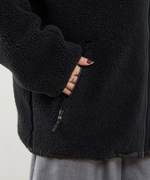 martinique(マルティニーク)の「【THE NORTH FACE/ザ・ノース・フェイス】Reversible Extreme Pile Fleece Jacket (UNISEX)(ブルゾン・レディース・ブラック/ライトベージュ・M/S)」の14枚目の写真