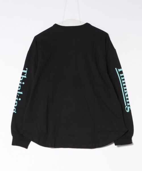 GENERATOR(ジェネレーター)の「ジェネレーター Thinking L/S Tシャツ(Tシャツ/カットソー・レディース・ベージュ系その他/ブラック/ホワイト・F)」の7枚目の写真