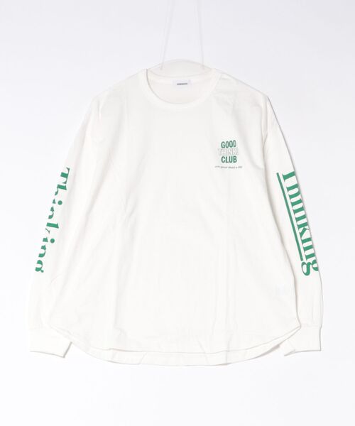 GENERATOR(ジェネレーター)の「ジェネレーター Thinking L/S Tシャツ(Tシャツ/カットソー・レディース・ベージュ系その他/ブラック/ホワイト・F)」の6枚目の写真