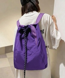 【男女兼用】【3WAY】軽量ナイロンドローストリングバックパック リュック 通勤 通学 きれいめカジュアル レディース韓国風
