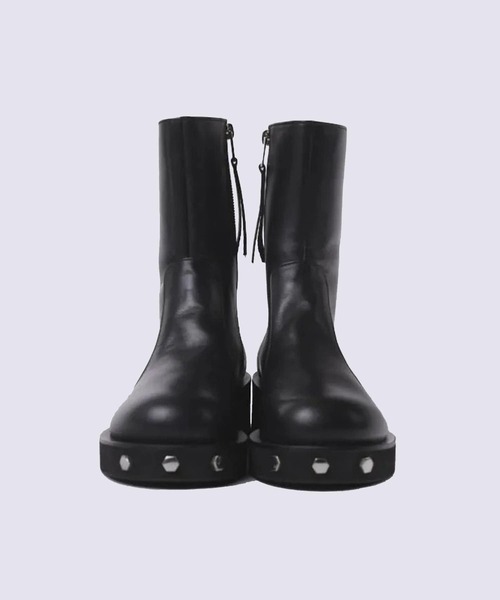 OUAT(オーユーエーティー)の「ASTRO ZIP BOOTS(ブーツ・メンズ・ブラック・41/42)」の2枚目の写真