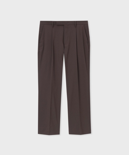 Paul Smith(ポールスミス)の「パフォーマンスストレッチ タックトラウザーズ / 263173 WTVTR03(スラックス・メンズ・ダークブラウン/ブラック・LARGE/MEDIUM/X-LARGE/SMALL/XX-LARGE)」の1枚目の写真
