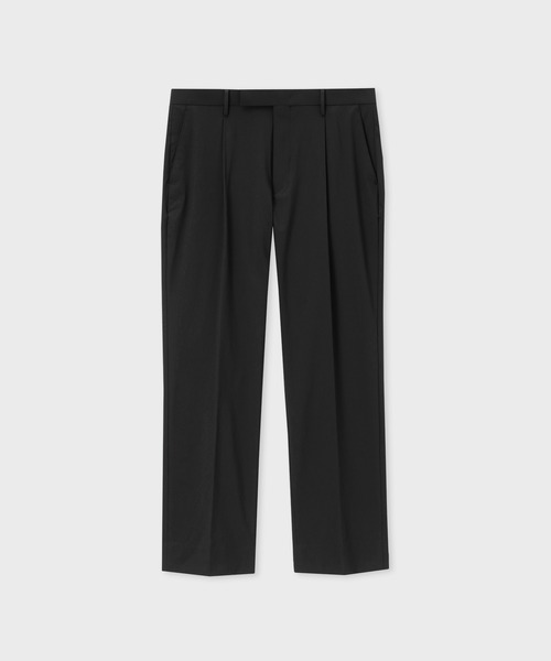 Paul Smith(ポールスミス)の「パフォーマンスストレッチ タックトラウザーズ / 263173 WTVTR03(スラックス・メンズ・ダークブラウン/ブラック・LARGE/MEDIUM/X-LARGE/SMALL/XX-LARGE)」の2枚目の写真