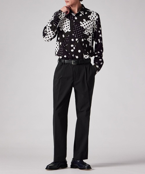 Paul Smith(ポールスミス)の「パフォーマンスストレッチ タックトラウザーズ / 263173 WTVTR03(スラックス・メンズ・ダークブラウン/ブラック・LARGE/MEDIUM/X-LARGE/SMALL/XX-LARGE)」の14枚目の写真