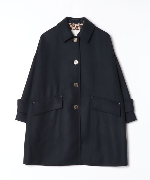 Mackintosh(マッキントッシュ)の「NEW HUMBIE LEO MB(ステンカラーコート・レディース・ブラック/ネイビー・4/6/8)」の2枚目の写真