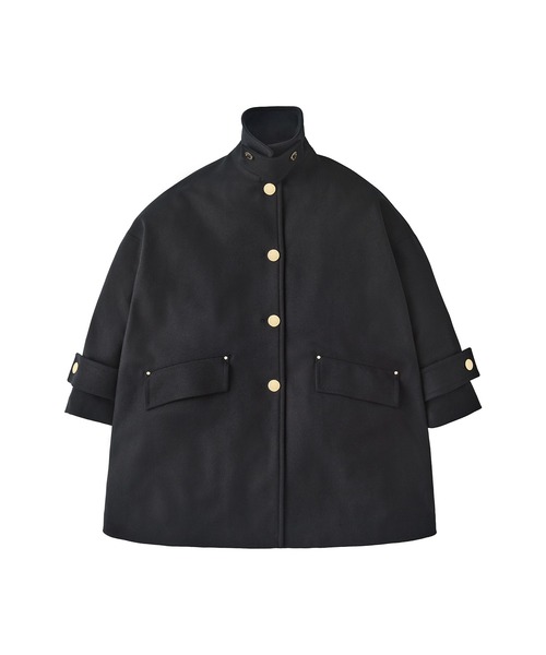 Mackintosh(マッキントッシュ)の「NEW HUMBIE LEO MB(ステンカラーコート・レディース・ブラック/ネイビー・4/6/8)」の5枚目の写真
