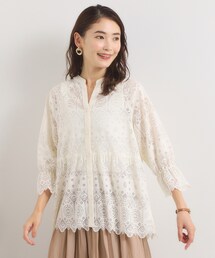 総レースブラウス