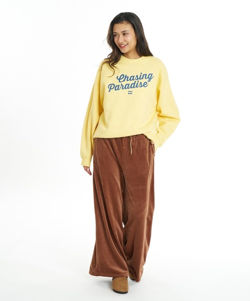 BILLABONG(ビラボン)の「BILLABONG ウィメンズ CUT VELOR WIDE LONG PANTS ロングパンツ 【2026年秋冬モデル】/ビラボンベロアロングパンツ(その他パンツ・レディース・ブルー系その他/ブラウン系その他/ブラック・MEDIUM)」の16枚目の写真