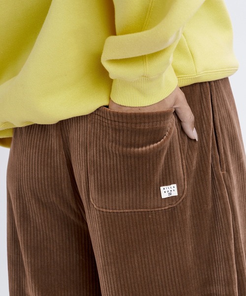 BILLABONG(ビラボン)の「BILLABONG ウィメンズ CUT VELOR WIDE LONG PANTS ロングパンツ 【2026年秋冬モデル】/ビラボンベロアロングパンツ(その他パンツ・レディース・ブルー系その他/ブラウン系その他/ブラック・MEDIUM)」の10枚目の写真