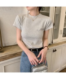 シンプル クロップドTシャツ