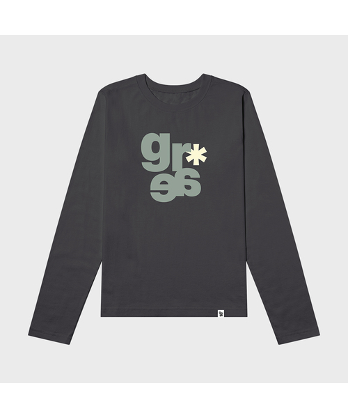 GRAVER（グレーバー）の「[UNISEX]GRAE-S PASTEL ロングスリーブTシャツ_3color（Tシャツ/カットソー・レディース・チャコールグレー/ホワイト/ブラック・SMALL/LARGE/MEDIUM）」の3枚目の写真