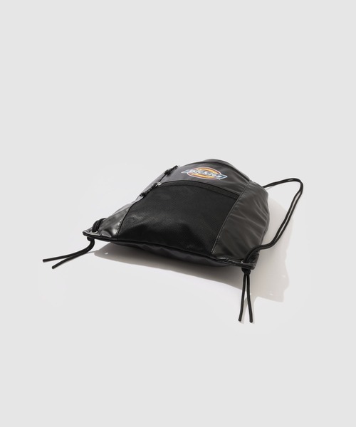 Dickies(ディッキーズ)の「【Dickies/ディッキーズ】ICON LOGO KNAPSACK / シンセティックレザー ナップサック(バックパック/リュック・メンズ・ブラック/ブラウン・FREE)」の4枚目の写真