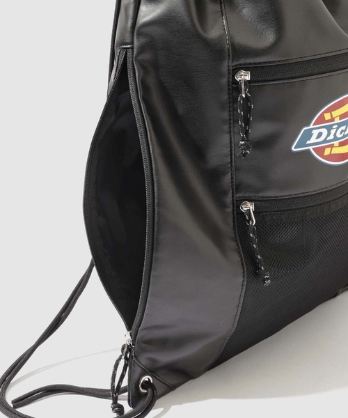 Dickies(ディッキーズ)の「【Dickies/ディッキーズ】ICON LOGO KNAPSACK / シンセティックレザー ナップサック(バックパック/リュック・メンズ・ブラック/ブラウン・FREE)」の5枚目の写真