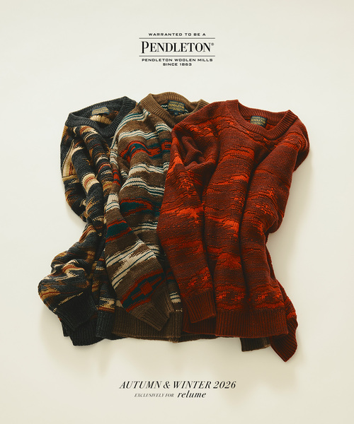 PENDLETON(ペンドルトン)の「PENDLETON / ペンドルトン 別注 ジャカード ニット(ニット/セーター・メンズ・チャコールグレー/レッド/ブラウン・LARGE/MEDIUM)」の14枚目の写真