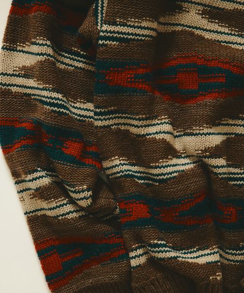 PENDLETON(ペンドルトン)の「PENDLETON / ペンドルトン 別注 ジャカード ニット(ニット/セーター・メンズ・チャコールグレー/レッド/ブラウン・LARGE/MEDIUM)」の17枚目の写真