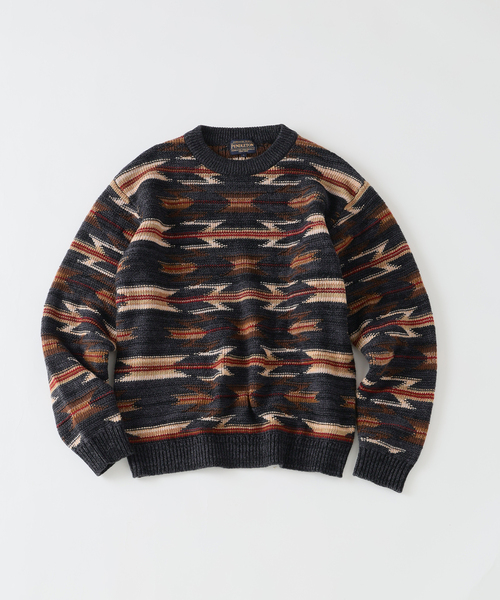 PENDLETON(ペンドルトン)の「PENDLETON / ペンドルトン 別注 ジャカード ニット(ニット/セーター・メンズ・チャコールグレー/レッド/ブラウン・LARGE/MEDIUM)」の18枚目の写真