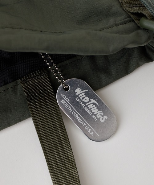 WILD THINGS(ワイルドシングス)の「ショルダーとハンドバッグの2WAY【WILD THINGS】SQUEEZE SHOULDER リップストップナイロン 巾着ショルダーバッグ(ショルダーバッグ・レディース・ブラック/ベージュ/カーキ・ONE SIZE)」の18枚目の写真