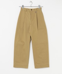 ザ グッドランド マーケット TUCK WIDE TWILL PANTS