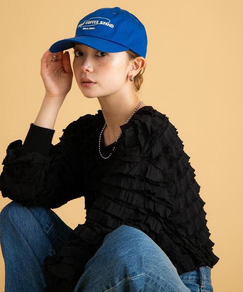 URBAN RESEARCH Sonny Label（アーバンリサーチサニーレーベル）の「エンブロイダリーロゴキャップ（キャップ・レディース・バーガンディー/ネイビー/ブルー・ONE）」の9枚目の写真