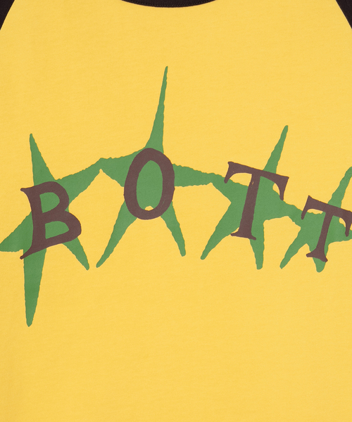 BOTT(ボット)の「BoTT / ボット Stars Raglan L/S Tee(Tシャツ/カットソー・メンズ・ホワイト/イエロー・LARGE/X-LARGE)」の5枚目の写真