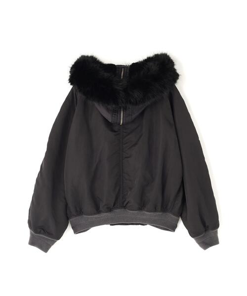 DANKE SCHON（ダンケシェーン）の「DankeSchon/ダンケシェーン/WOMEN ASUTEX NYLON TWILL N2B（ミリタリージャケット・レディース・ブラック/カーキ・F）」の7枚目の写真