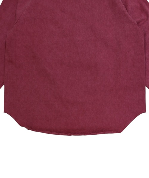 WALLA WALLA SPORT(ワラワラスポーツ)の「PIGMENT DYE 9oz TUBE BASEBALL TEE/ピグメントダイ 9オンス チューブ ベースボール ティー(Tシャツ/カットソー・メンズ・インディゴブルー/ブラック/グリーン/パープル/レッド/ブラウン・LARGE/X-LARGE)」の20枚目の写真