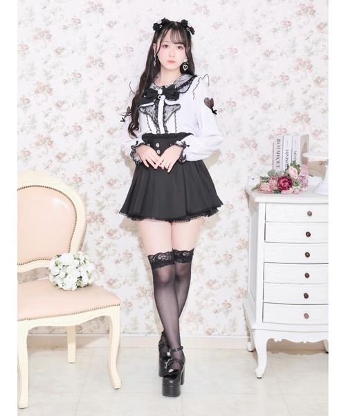 NOEMIE(ノエミー)の「レースハートスリーブラッフルジョーゼットブラウス(シャツ/ブラウス・レディース・ピンク/オフホワイト/サックスブルー/ピンク系その他・M)」の14枚目の写真