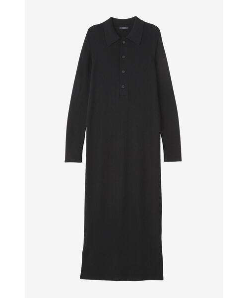 YLEVE(イレーヴ)の「YLEVE / HIGH TWIST FINE WOOL KN OP(ワンピース・レディース・ブルー/ブラウン/ブラック・1)」の17枚目の写真
