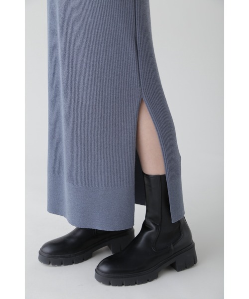 YLEVE(イレーヴ)の「YLEVE / HIGH TWIST FINE WOOL KN OP(ワンピース・レディース・ブルー/ブラウン/ブラック・1)」の13枚目の写真
