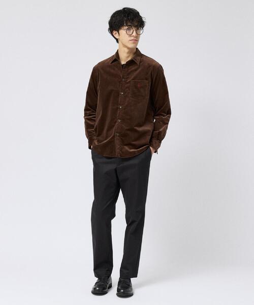 TAKEO KIKUCHI(タケオキクチ)の「ストレッチ コーデュロイ シャツ(シャツ/ブラウス・メンズ・ネイビー/オフホワイト/ブルー/ブラウン系その他/ベビーピンク・04/01/02/03)」の18枚目の写真