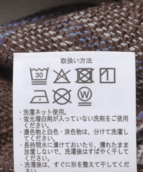 ITEMS URBANRESEARCH(アイテムズ アーバンリサーチ)の「モールヤーンチェックレギュラーカラーシャツ(シャツ/ブラウス・メンズ・グリーン/レッド/ネイビー/ブラウン・LARGE/MEDIUM)」の15枚目の写真