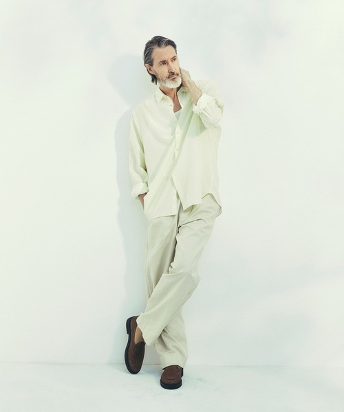 THE TOKYO(ザトウキョウ)の「【SILKα/シルクアルファ】SILK α Chino Trouther(スラックス・メンズ・ブラック/ベージュ・48/46)」の3枚目の写真