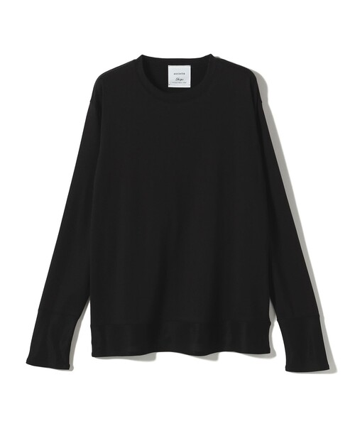 SHIPS(シップス)の「【SHIPS別注】assiette:〈手洗い可能〉ヴィンテージ 天竺 長袖(Tシャツ/カットソー・レディース・ホワイト/ブラック・ONE SIZE)」の2枚目の写真