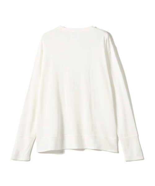 SHIPS(シップス)の「【SHIPS別注】assiette:〈手洗い可能〉ヴィンテージ 天竺 長袖(Tシャツ/カットソー・レディース・ホワイト/ブラック・ONE SIZE)」の3枚目の写真
