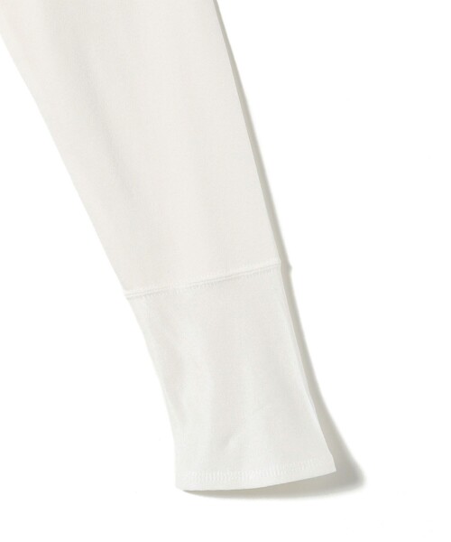 SHIPS(シップス)の「【SHIPS別注】assiette:〈手洗い可能〉ヴィンテージ 天竺 長袖(Tシャツ/カットソー・レディース・ホワイト/ブラック・ONE SIZE)」の5枚目の写真