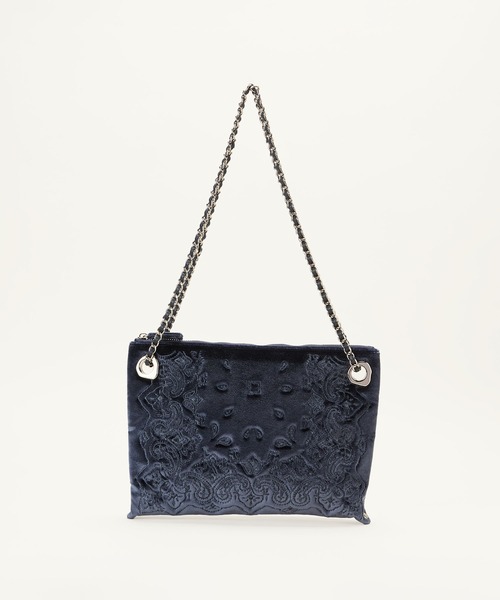 LE VERNIS(ル・ベルニ)の「LE VERNIS(ル・ベルニ)Eyelet 2way bag(ショルダーバッグ・レディース・ブラック/ネイビー・FREE)」の16枚目の写真