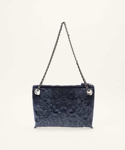 LE VERNIS(ル・ベルニ)の「LE VERNIS(ル・ベルニ)Eyelet 2way bag(ショルダーバッグ・レディース・ブラック/ネイビー・FREE)」の19枚目の写真