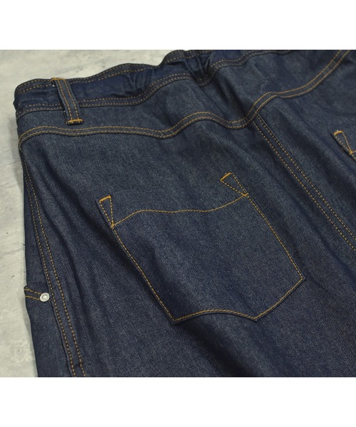 BEDSIDEDRAMA（ベットサイドドラマ）の「WRAP JEANS APRON（スカート・レディース・インディゴブルー/ブラック・1）」の15枚目の写真