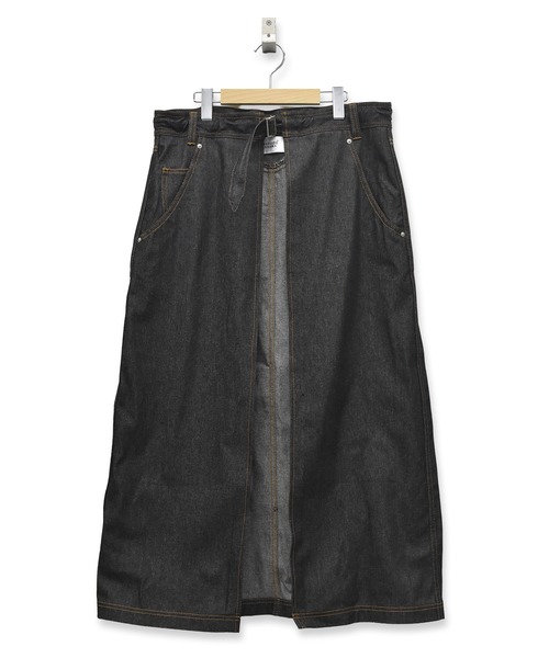 BEDSIDEDRAMA（ベットサイドドラマ）の「WRAP JEANS APRON（スカート・レディース・インディゴブルー/ブラック・1）」の16枚目の写真